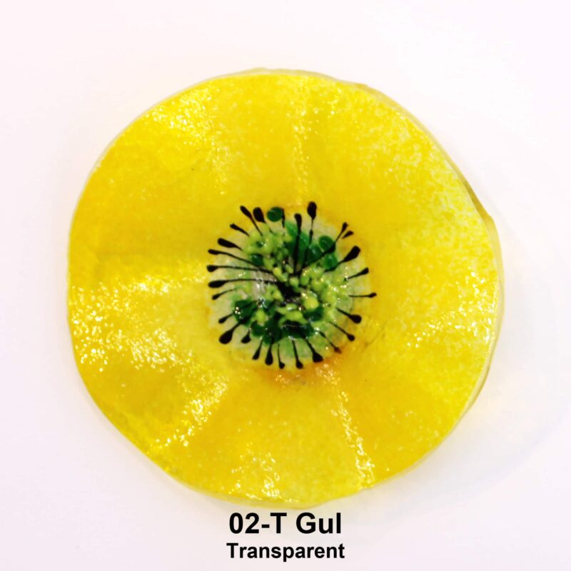 Gul sommerblomst fra Grevelsgaard Glas