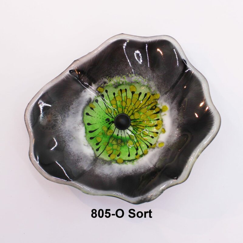 Grevelsgaard Glas - Valmueblomster (ø13 cm)