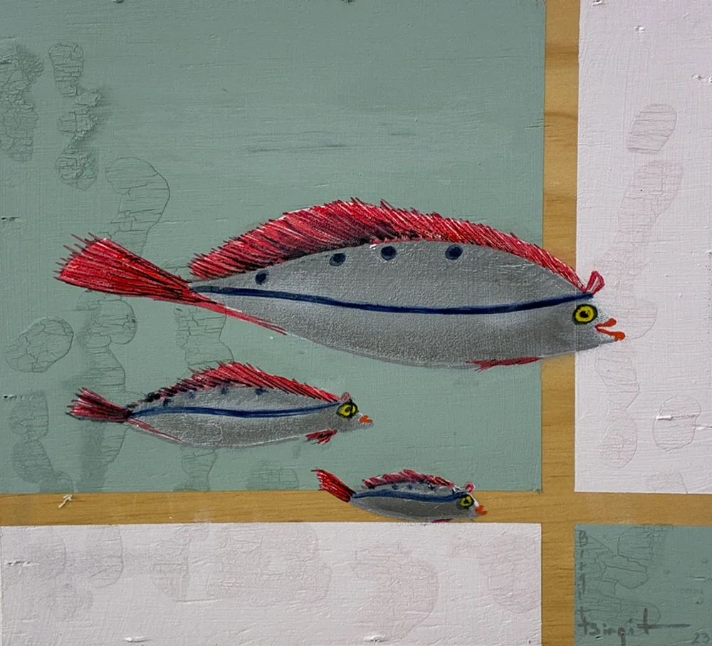 Akrylmaleri af Vågmær