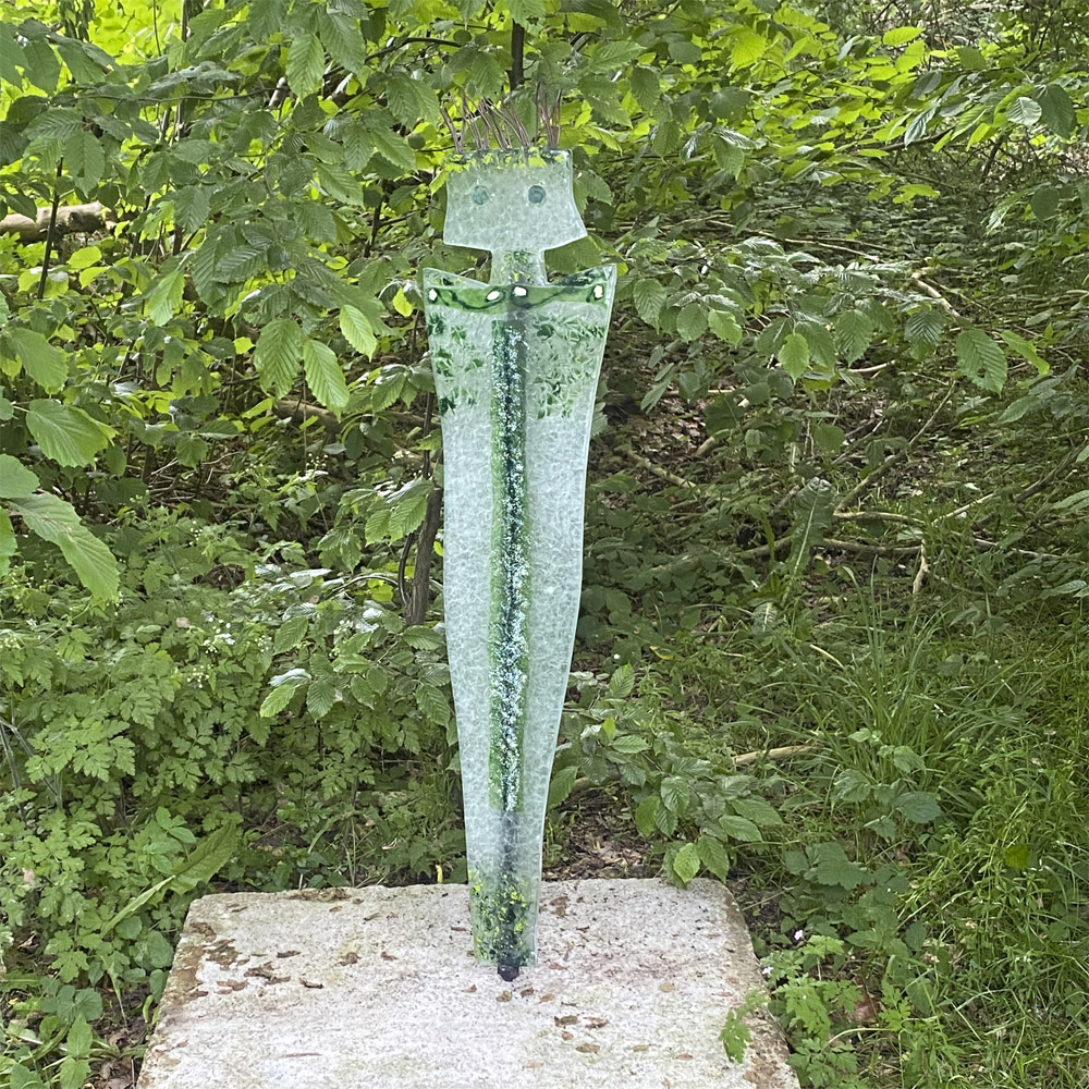 Bettina Vahle - Green guardian. B * H: 25 * 113 cm