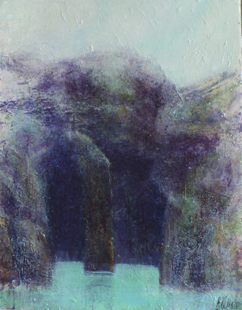 Wondering aloud. Maleri af Ellindur Egilstrøð. B * H: 50 * 40 cm