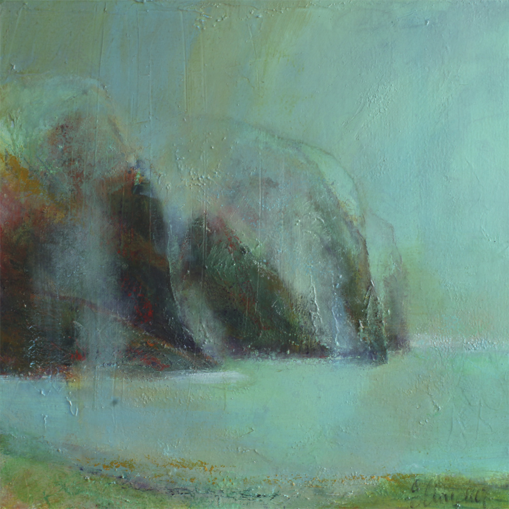 Lay down your tone. Maleri af Ellindur Egilstrøð. B * H: 60 * 60 cm