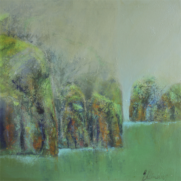 Siggda av Nýggjum. Maleri af Ellindur Egilstrøð. B * H: 80 * 80 cm