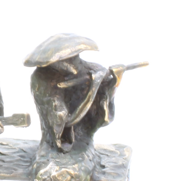Billede af bronzefigur