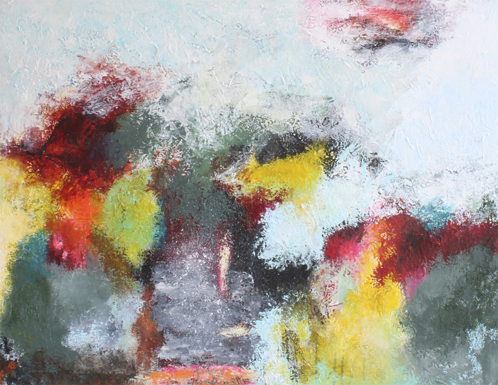 Colorful. Maleri af Marianne Storgaard (B*H: 90*120 cm)