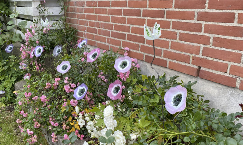 Grevelsgaard Glas - Valmueblomster (ø13cm)