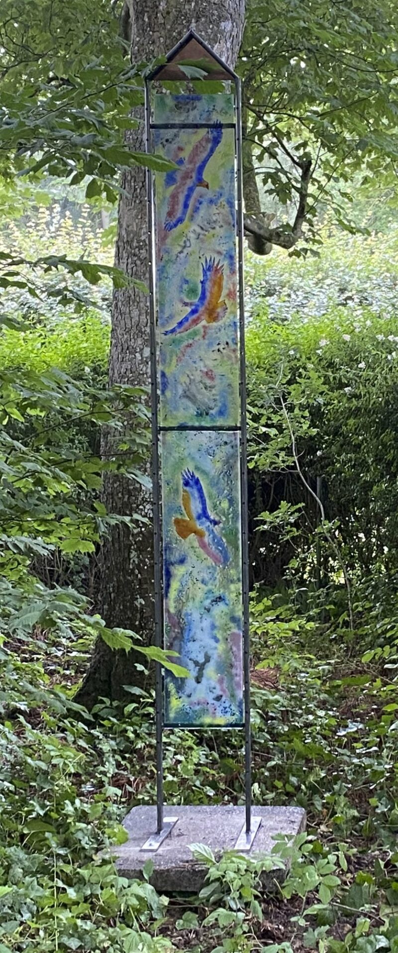 Bettina Vahle - Bird of prey II (B * H: 31 * 265 cm)