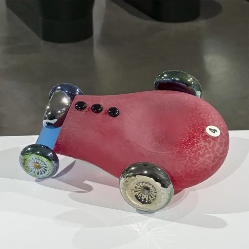 Glasskulptur "Sonic Boom" af Borowski Glass Art